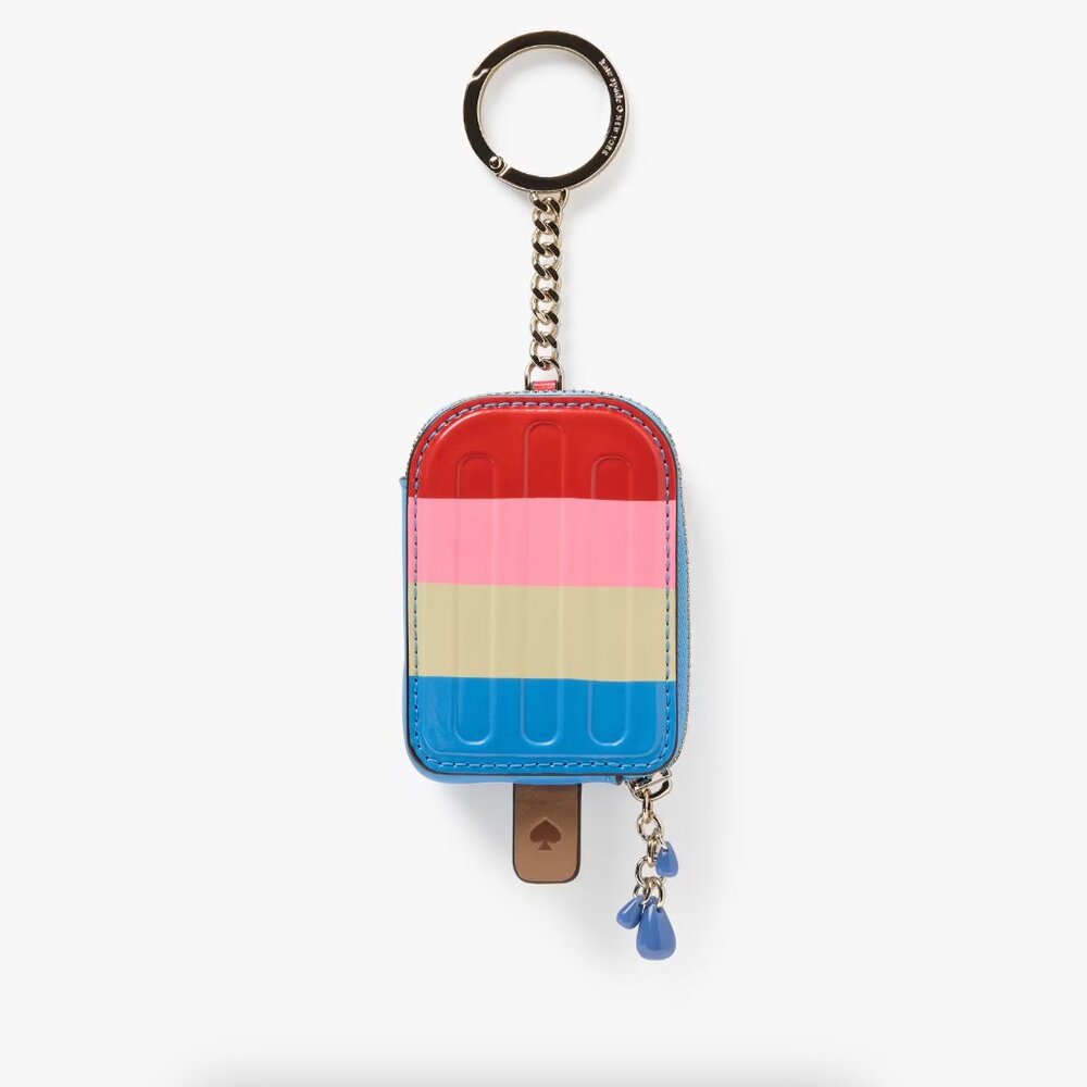 Kate Spade Summer Popsicle Bag Charm Coin Purse Zip Pouch NWT